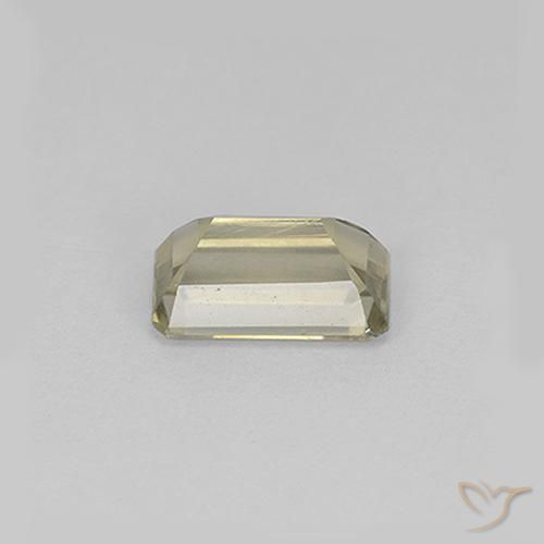 Diaspro cangiante Giallo chiaro naturale da 0.91 ct, Ottagonale / Taglio smeraldo, VS