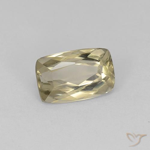 Diaspro cangiante Giallo molto chiaro naturale da 1.37 ct, Cuscino, VS
