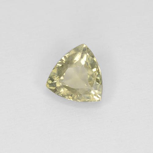 Diasporo cangiante naturale giallo da 0,70 ct, trillion, VS