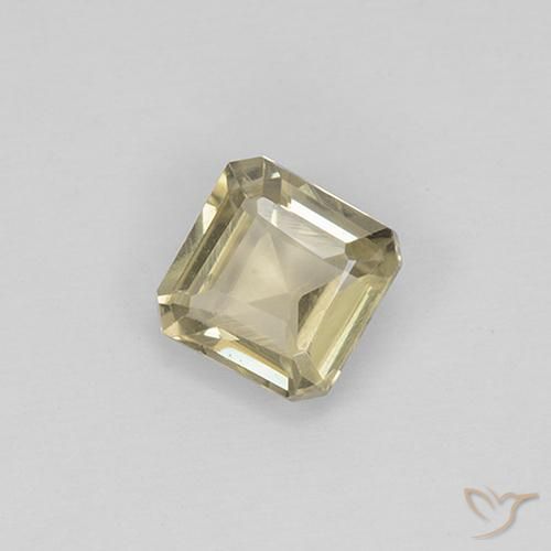 Diaspro cangiante Giallo chiaro naturale da 0.99 ct, Ottagonale / Taglio smeraldo, VS