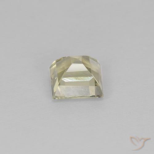 Diaspro cangiante Giallo molto pallido naturale da 0.94 ct, Quadrato, VS