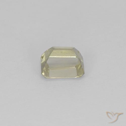 Diaspro cangiante Giallo chiaro naturale da 0.79 ct, Ottagonale / Taglio smeraldo, VS