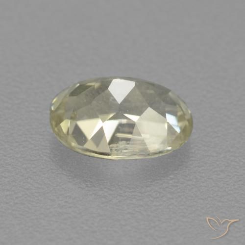 Diaspro cangiante Giallo chiaro naturale da 0.88 ct, Ovale, VS