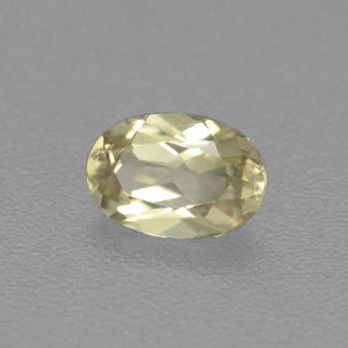 Diasporo cangiante naturale giallo da 0,54 ct, taglio ovale, VS