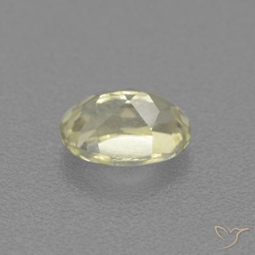 Diaspro cangiante Giallo chiaro naturale da 0.64 ct, Ovale, VS