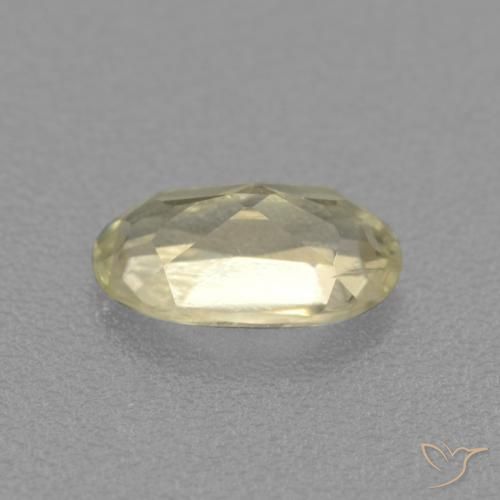 Diaspro cangiante Giallo morbido naturale da 0.70 ct, Ovale, VS