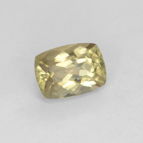 Diaspro cangiante Giallo chiaro naturale da 0.89 ct, Taglio a cuscino, VS