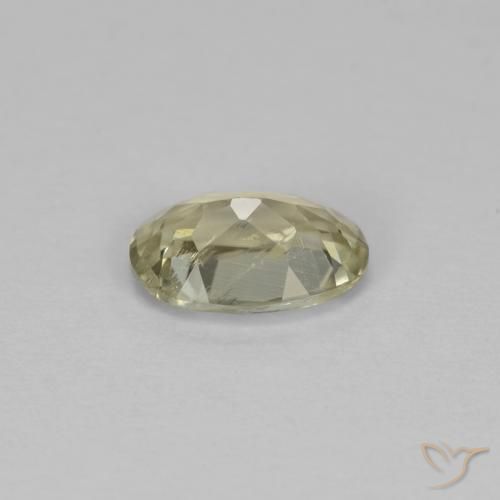 Diaspro cangiante Giallo Beige naturale da 0.57 ct, Ovale, VS