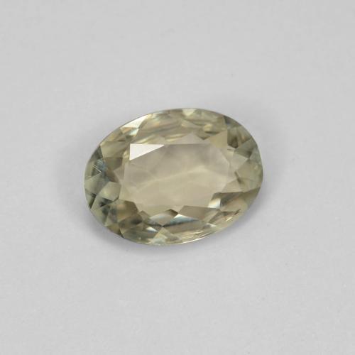 Diasporo cangiante naturale giallo da 0,64 ct, taglio ovale, VVS-VS