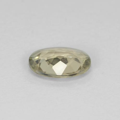 Diasporo cangiante naturale giallo da 0,64 ct, taglio ovale, VVS-VS