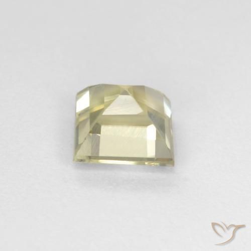 Diaspro cangiante Giallo Beige naturale da 0.89 ct, Quadrato, VS