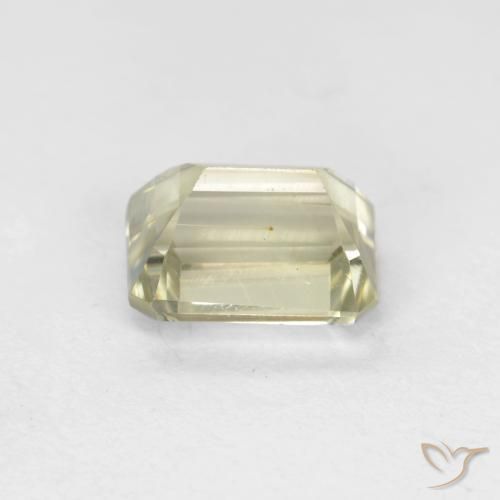 Diaspro cangiante Giallo chiaro naturale da 1.16 ct, Ottagonale / Taglio smeraldo, VS