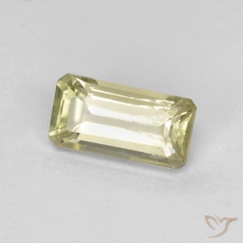 Diaspro cangiante Giallo medio naturale da 0.76 ct, Ottagonale / Taglio smeraldo, VS