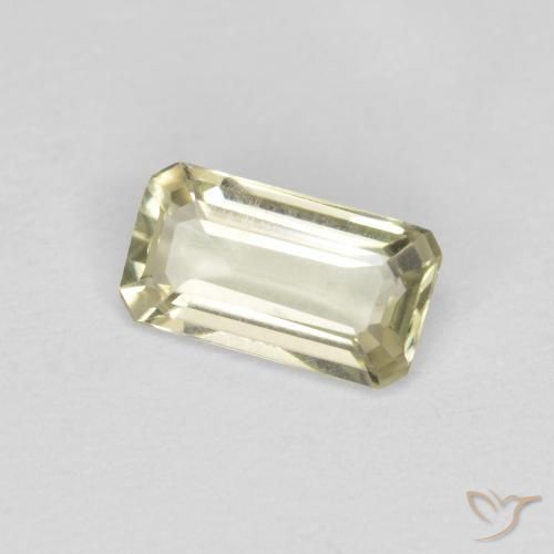 Diaspro cangiante Giallo Beige naturale da 0.55 ct, Ottagonale / Taglio smeraldo, VS