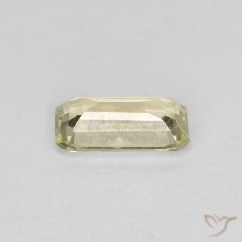 Diaspro cangiante Giallo Beige naturale da 0.55 ct, Ottagonale / Taglio smeraldo, VS