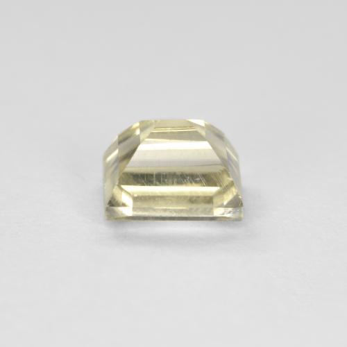 Diaspro cangiante Giallo pallido naturale da 0.46 ct, Taglio a baguette, VS