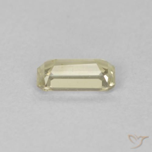 Diaspro cangiante Giallo chiaro naturale da 0.29 ct, Ottagonale / Taglio smeraldo, VVS