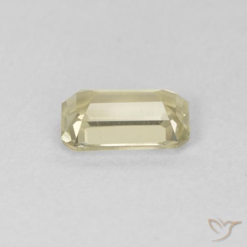 Diaspro cangiante Giallo morbido naturale da 0.81 ct, Ottagonale / Taglio smeraldo, VVS