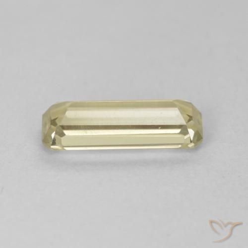 Diaspro cangiante Giallo chiaro naturale da 1.35 ct, Ottagonale / Taglio smeraldo, VVS