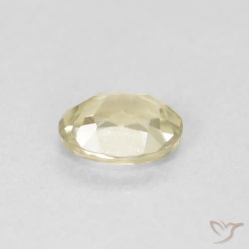 Diaspro cangiante Giallo chiaro naturale da 0.32 ct, Ovale, VVS