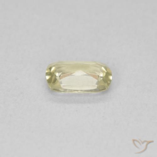 Diaspro cangiante Giallo chiaro naturale da 0.45 ct, Cuscino, VVS