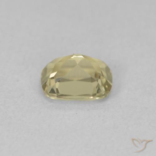 Diaspro cangiante Giallo chiaro naturale da 0.87 ct, Cuscino, VVS