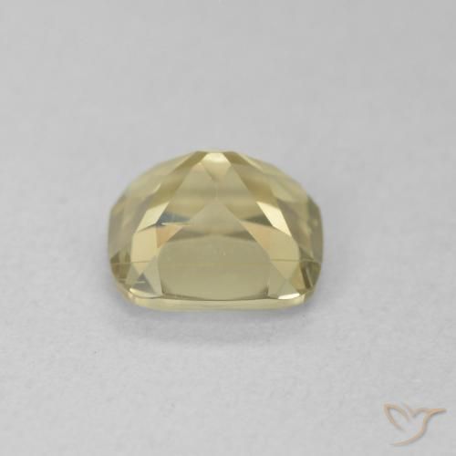 Diaspro cangiante Giallo pallido naturale da 1.24 ct, Cuscino, VS