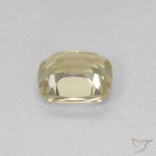 Diaspro cangiante Giallo chiaro naturale da 0.67 ct, Cuscino, VVS