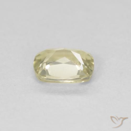 Diaspro cangiante Giallo chiaro naturale da 0.44 ct, Cuscino, VVS