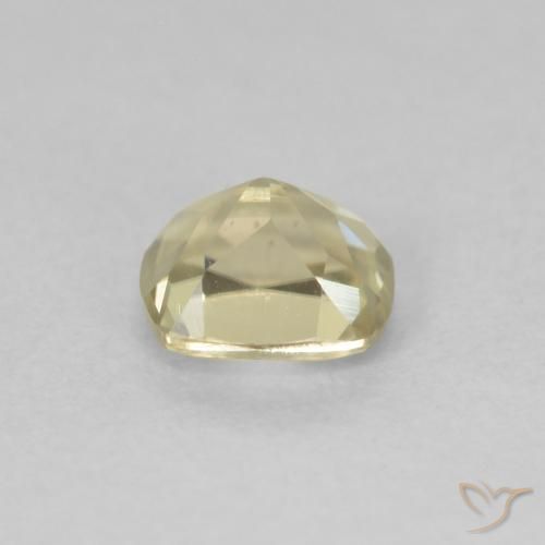 Diaspro cangiante Giallo chiaro naturale da 0.60 ct, Cuscino, VVS-VS