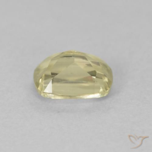 Diaspro cangiante Giallo chiaro naturale da 0.66 ct, Cuscino, VS