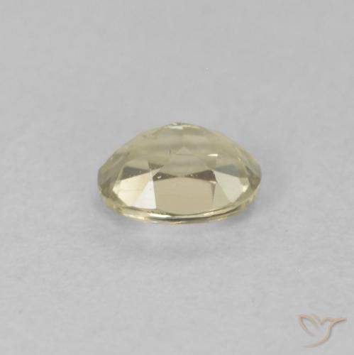 Diaspro cangiante Giallo Beige naturale da 0.33 ct, Ovale, VS