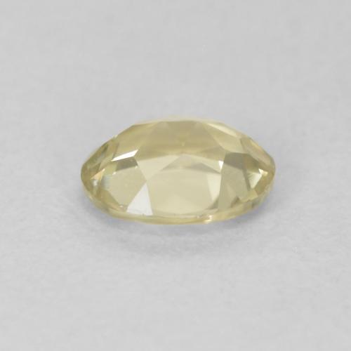Diaspro cangiante Giallo molto chiaro naturale da 0.41 ct, Ovale, VS