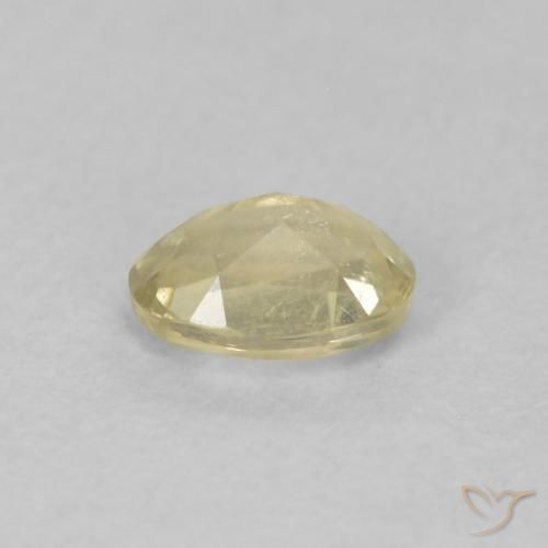 Diaspro cangiante Giallo chiaro naturale da 0.36 ct, Ovale, VS