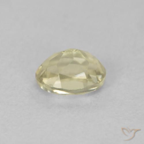 Diaspro cangiante Giallo chiaro naturale da 0.40 ct, Ovale, VS