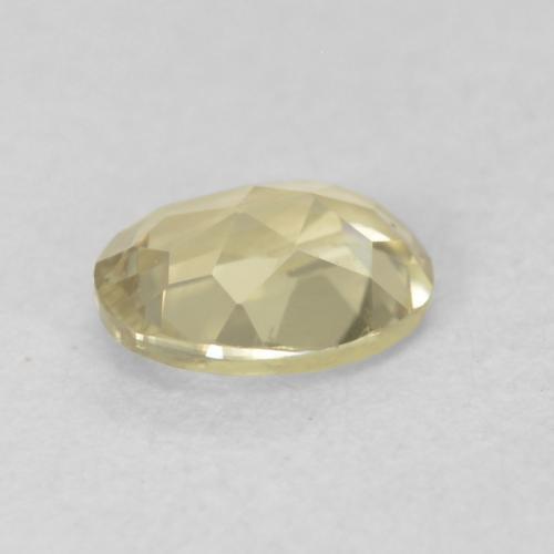 Diaspro cangiante Giallo chiaro naturale da 0.38 ct, Ovale, VVS-VS