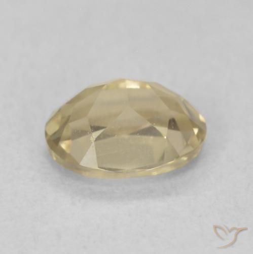 Diaspro cangiante Giallo caldo naturale da 0.66 ct, Ovale, VVS-VS