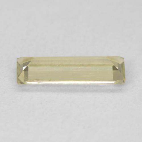 Diaspro cangiante Giallo chiaro naturale da 0.69 ct, Taglio a baguette, VVS-VS