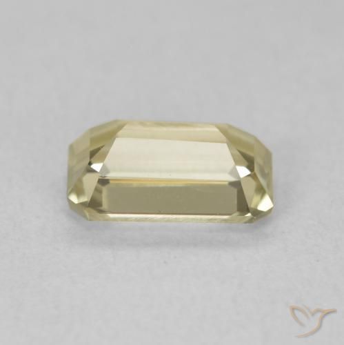 Diaspro cangiante Giallo chiaro naturale da 1.10 ct, Ottagonale / Taglio smeraldo, VVS-VS