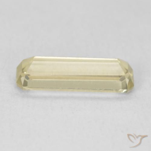 Diaspro cangiante Giallo morbido naturale da 1.05 ct, Ottagonale / Taglio smeraldo, VVS-VS