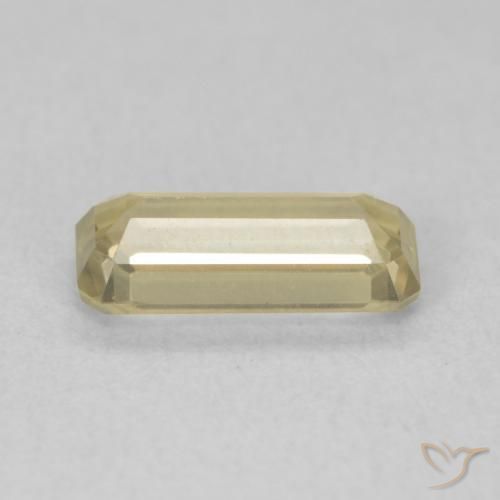 Diaspro cangiante Giallo morbido naturale da 1.08 ct, Ottagonale / Taglio smeraldo, VVS-VS
