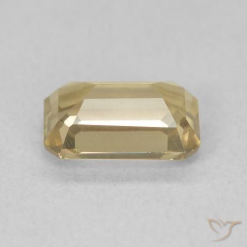 Diaspro cangiante Giallo dorato naturale da 1.14 ct, Ottagonale / Taglio smeraldo, VVS-VS