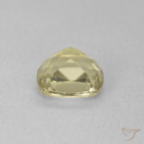 Diaspro cangiante Giallo chiaro naturale da 0.68 ct, Cuscino, VVS-VS