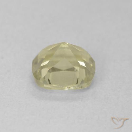 Diaspro cangiante Giallo chiaro naturale da 0.76 ct, Cuscino, VVS-VS