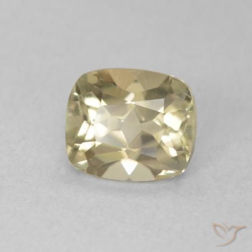 Diaspro cangiante Giallo dorato chiaro naturale da 0.85 ct, Cuscino, VVS-VS