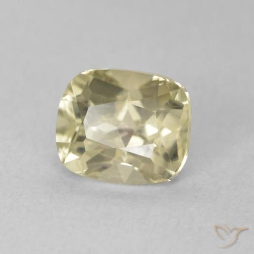 Diaspro cangiante Giallo caldo naturale da 1.00 ct, Cuscino, VVS-VS