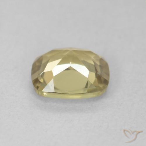 Diaspro cangiante Giallo caldo naturale da 0.83 ct, Cuscino, VVS-VS