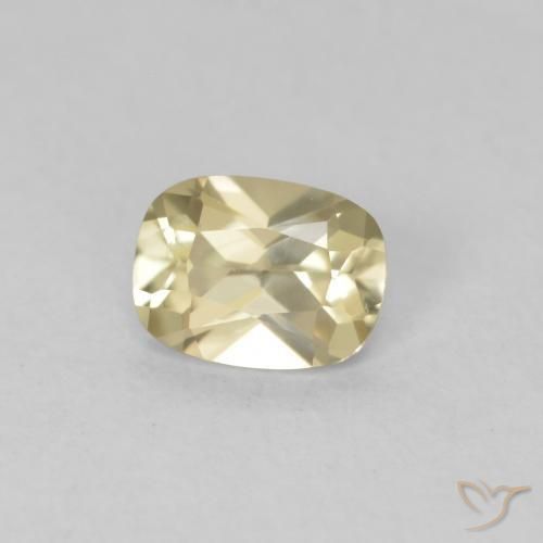 Diaspro cangiante Giallo chiaro naturale da 0.48 ct, Cuscino, VVS-VS