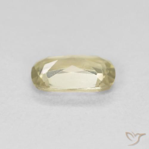 Diaspro cangiante Giallo chiaro naturale da 0.59 ct, Cuscino, VVS-VS
