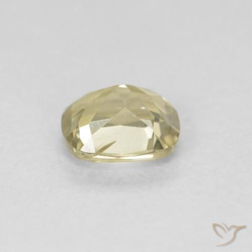 Diaspro cangiante Giallo chiaro naturale da 0.69 ct, Cuscino, VVS-VS
